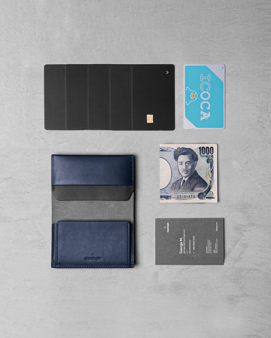 Card Wallet 卡片式錢包 / 深藍